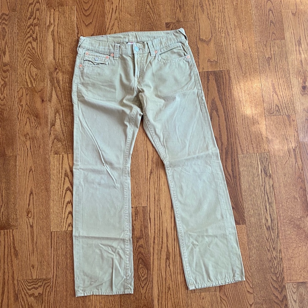 True Religion Men’s Ricky Karki Jeans